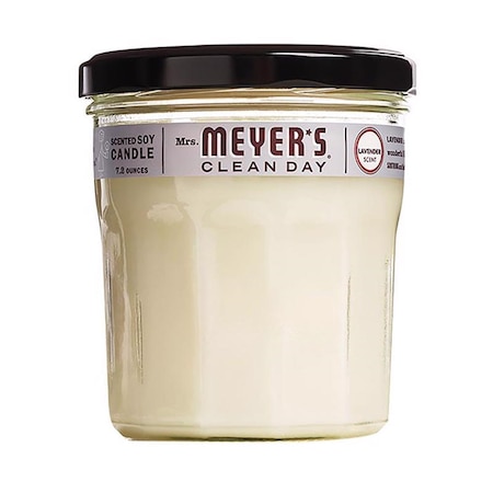 Mrs. Meyers Clean Day Mrs. Meyer's Clean Day Ivory Lavender Scent Soy Candle 7.2 oz 41116